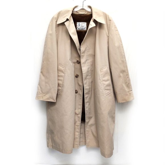 Tan London Fog Fully Lined Overcoat - Picture 1 of 11